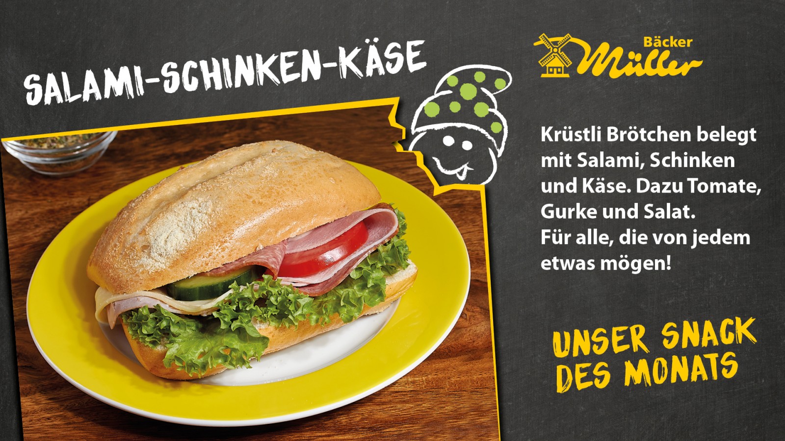 Salami-Schinken-Käse